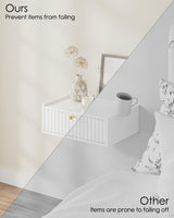 AEPOALUA Floating Nightstand,Wall Mounted Night Stand with Drawer,Small Floating Shelves,Floating Wood Bedside Table for Bedroom、Living Room、Bathroom AEPOALUA