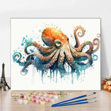 TUMOVO Octopus Paint by Numbers for Adults, 16x20 Inch, Modern Ocean Art, Acrylic, Non-Foldable TUMOVO