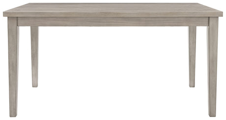 Signature Design by Ashley Parellen Modern Farmhouse Rectangular Dining Room Table, Gray Signature Design by Ashley