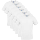 Gildan Men's Crew T-Shirts, Multipack, Style G1100, White (6-Pack), Large Gildan