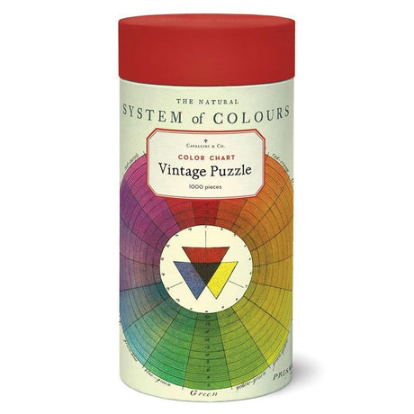Cavallini & Co. 1000 Piece Vintage Puzzle, Color Chart (PZL/Color) Cavallini