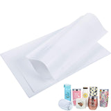 50 Pcs Sublimation Heat Shrink Sublimation Shrink Wraps Film Blanks Wrap Sleeves, White Shrink Wrap Bags Tube, 5 Different Sizes, 9 x 14 Inch, 8 x 8 Inch, 7 x 11 Inch, 5 x 10 Inch, 4 x 3 Inch Zonon