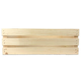 Wilson Medium Wooden Pine Crate for Storage and Decoration at Home, Office, Kitchen, Bedroom, and Retail (10"x 4.7"x11.7") (Set of 2) Wilson
