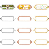 Framendino, 12 Pack Sublimation Watch Band Blanks Charms Heat Transfer Personalized Photo Watch Jewelry Charm Blank for DIY Picture Crafts Framendino