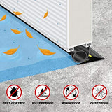 Jin&Bao Universal Garage Door Threshold Seal Strip, Bottom Weather Stripping Replacement Rubber Waterproof 20 FT Length Jin&Bao