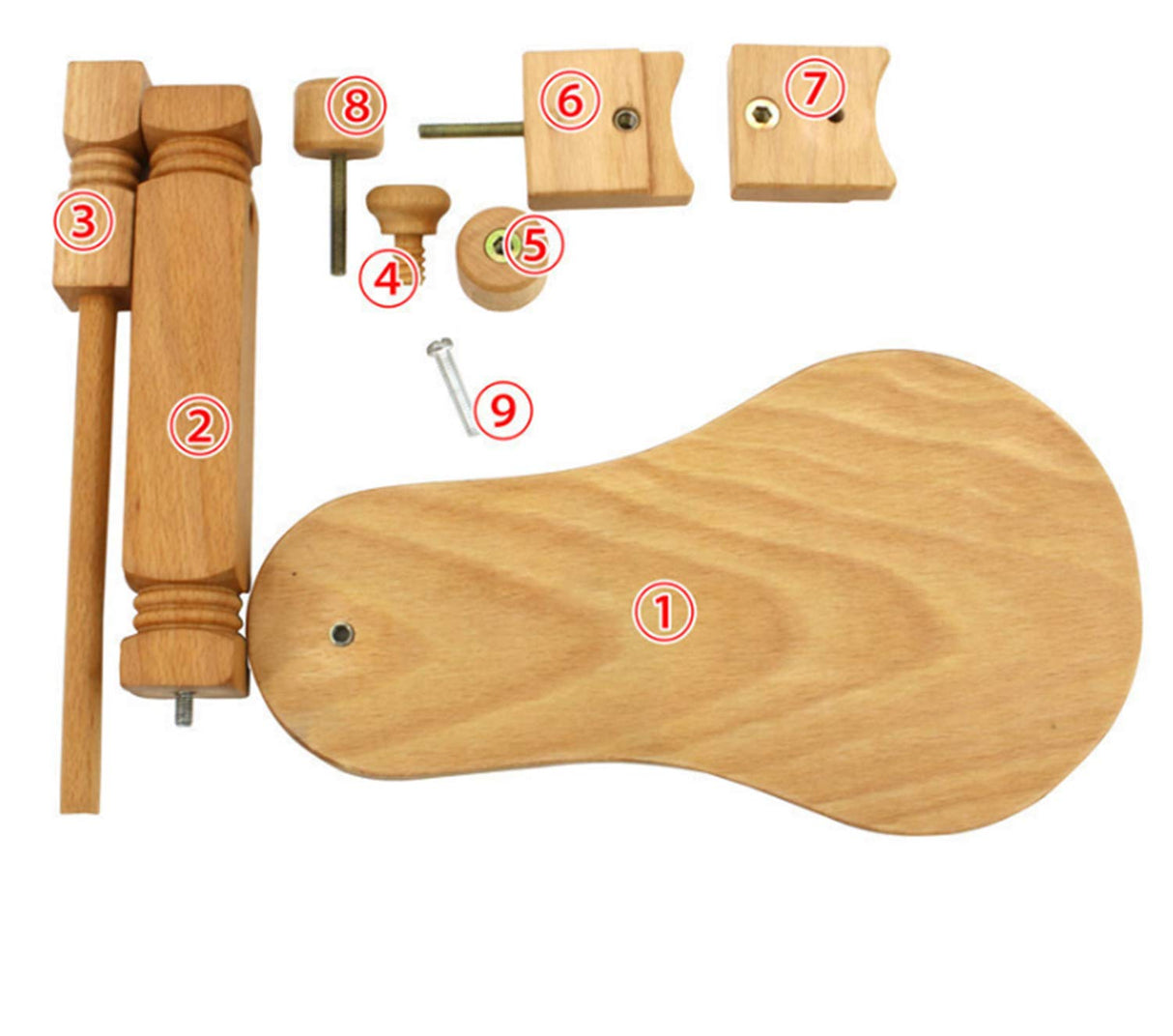 Rotated Embroidery Frame Stand, Wooden Embroidery Frame Rotatable Hoop, for Most Size Art Craft Handy Sewing Christmas Decorations of Hoops (1) TAPBULL