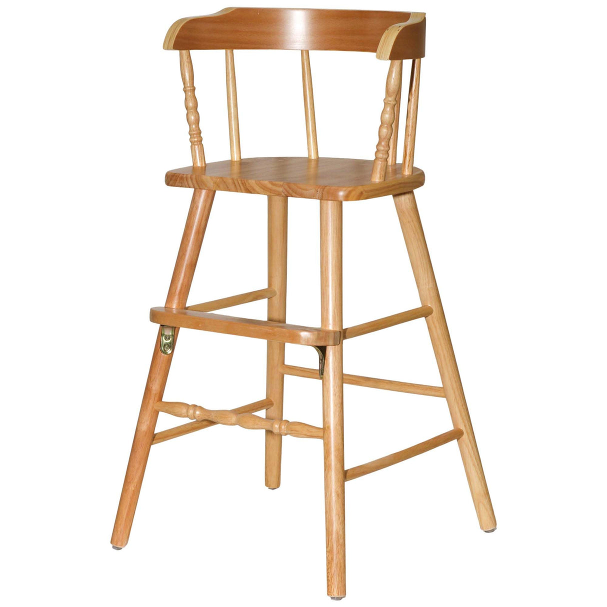 WDB WEBDIRECTBRANDS, INC. Sargent's Sons Amish Style Wooden Youth Chair, Desk, Youth Dinning Chair with Step & Arms | (Clear Coat Finish) WDB WEBDIRECTBRANDS, INC.