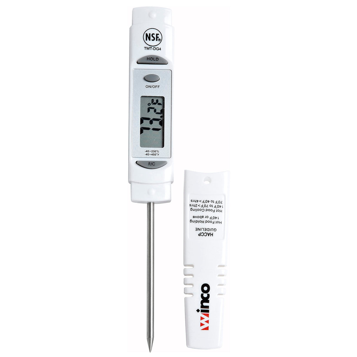Winco Digital Pocket Thermometer, White Winco