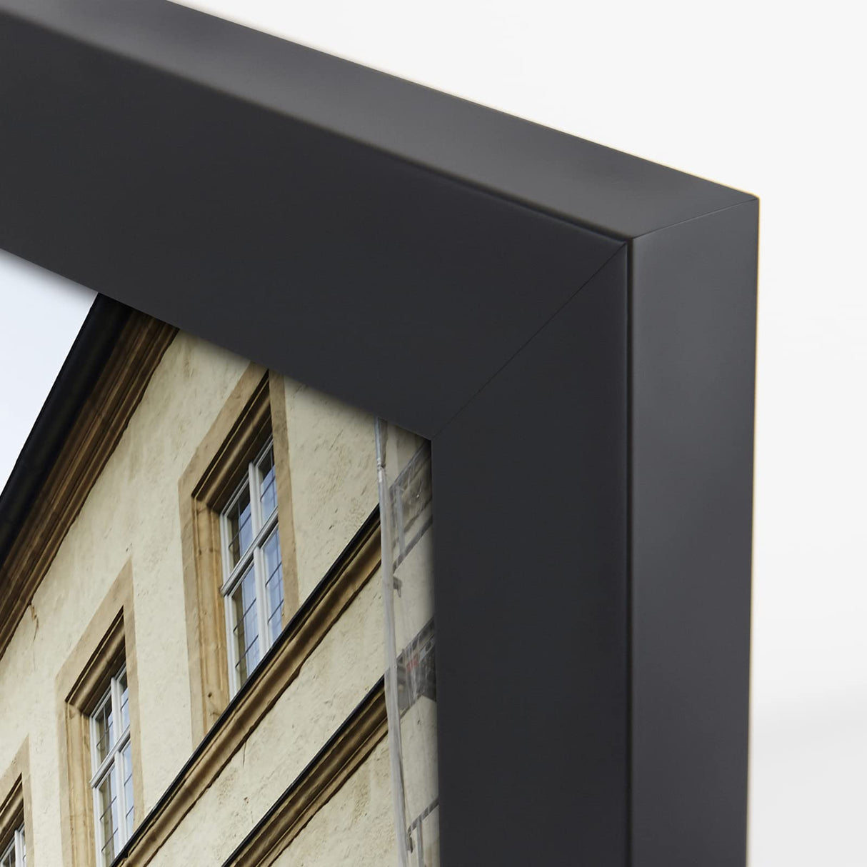 Golden State Art, 16x24 Solid Wood Black Picture Frame, Tempered Glass - Horizontal and Vertical for Wall Display - Great for Wedding Photos, Family Portraits, Posters, 1 Pack Golden State Art