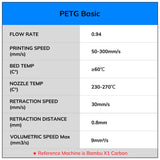 AMOLEN Rapid PETG Basic 3D Printer Filament High Speed PETG 1.75mm Dimension Accuracy +/-0.02mm 500mm/s High Speed Strong Toughness 1KG/2.2lb Dark Blue AMOLEN