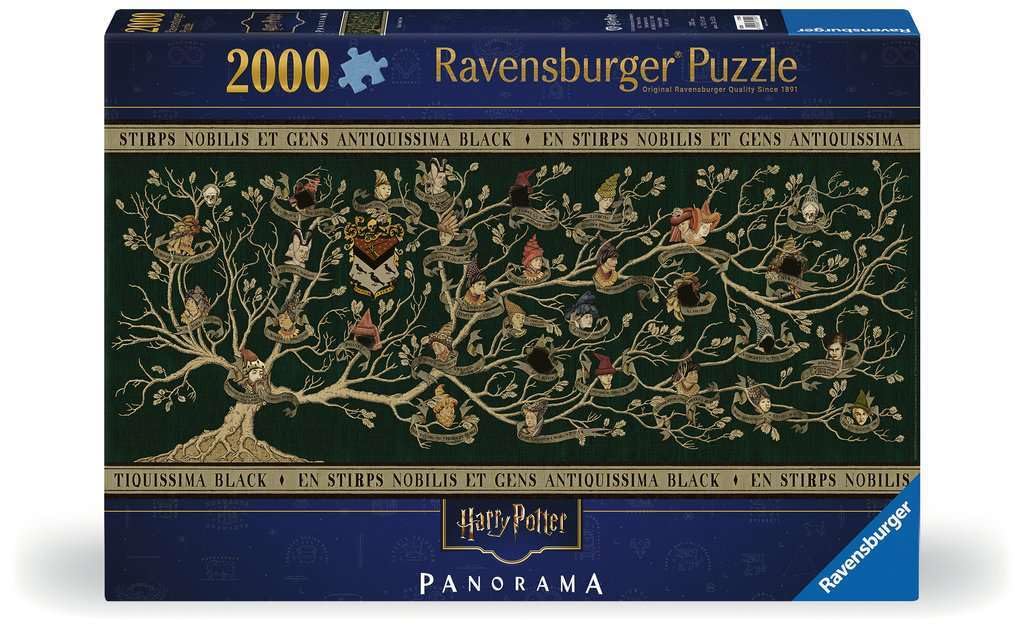 Ravensburger Harry Potter Jigsaw Puzzles for Adults and Kids Age 12 Years Up - 2000 Pieces - The Black Family Tree Ravensburger