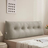 UUluhao Wedge Pillows Headboard Twin XL for Dorm Light Grey Headboard Backrest Pillows for Sitting Up in Daybed and Bunk Beds Large Bolster Lumbar Support Leg Positioning Cushion,39 * 4.7 * 15.7in UUluhao