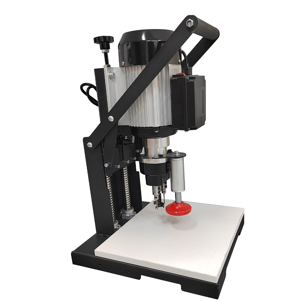 INTSUPERMAI Portable Electric Hinge Drill with Self Stop Pneumatic Hinge Boring Insertion Machine Hinge Drilling Hole Machine Drilling Puncher Combined Drill 45-9.5 110V INTSUPERMAI