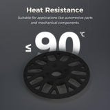 FLASHFORGE ABS Pro Filament 1.75mm Black, 3D Printer Filament 1kg (2.2lbs) Spool-Dimensional Accuracy +/- 0.02mm, Hot Deformation Below 90℃, Great for Printing Heat-Resistant Functional Parts FLASHFORGE