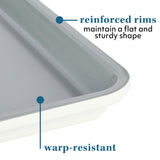 Sur La Table Kitchen Essentials Bake Sale 13 X 9 Inch PFOA, PFAS, PTFE Free Nonstick Cookie/Baking Sheet - Linen White Sur La Table