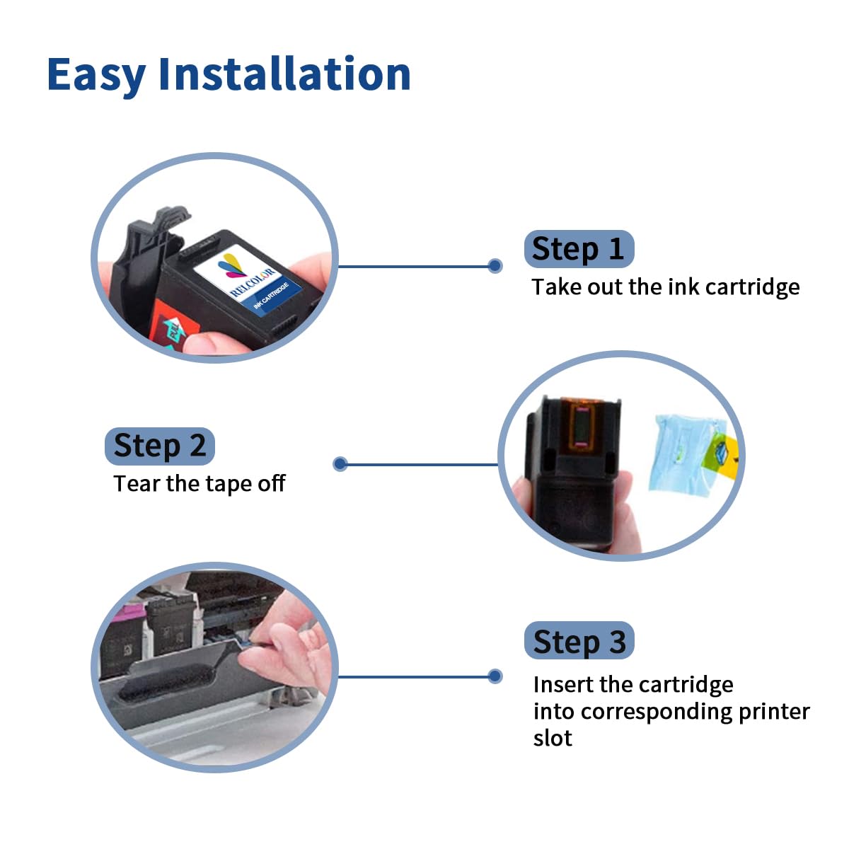 Relcolor Compatible Ink Cartridge Replacement for Canon 245XL (Black 2 Pack) 245 XL PG245 243 243XL for MX490 MG2522 MX492 TR4520 TR4500 MG2520 TS3300 TS3322 MG2525 TR4522 TS3100 TS3122 TS3320 Printer Relcolor