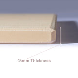 PIZZA STONE 15 x 12'' Rectangular Pizza Stone For Oven Baking & BBQ With Wooden Peel GylSun