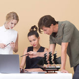 1Pc Wooden Pirate Model Sailboat Vessel Model Sailing Boat Home Decor IMIKEYA