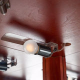 Lighted Curio Cabinet 6 Shelf Corner Corner with Shelves，Display Case for Living Room, China Hutch with Adjustable Tempered Glass Shelves Doors and Shelves, Bar and Liquor Storage Area-Cherry JIJIWANG