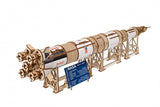 Generic Mechanical U-Gears Wooden 3D Puzzle Model NASA Saturn V Model kit Construction Set Generic