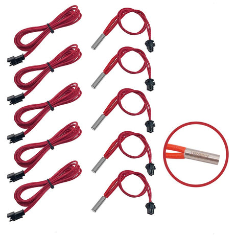 WINSINN Removable 24V 40W Heater Cartridge 620 Ceramic Hotend Works with Creality Ender 3 5 CR10 CR-10 CR10 Anet A8 3D Printer (Pack of 5Pcs) WINSINN