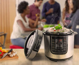 Megachef Digital Pressure Cooker, Silver, 6 quart Megachef