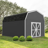 Handy Home Products Hudson 12x24 Do-it-Yourself Wooden Storage Shed with Floor Handy Home Products