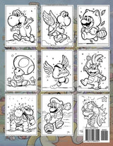 The Coloring Book: Beautiful Design with Fun M.rio's Colouring For Kids & Adults (Norwegian Bokmal Edition) Majosta