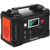 200W Portable Power Station, FlashFish 40800mAh Solar Generator With 110V AC Outlet/2 DC Ports/3 USB Ports, Backup Battery Pack Power Supply for CPAP Outdoor Advanture Load Trip Camping Emergency. FF FLASHFISH
