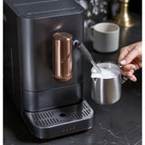 Café Affetto Automatic Espresso Machine + Milk Frother | Built-In & Adjustable Espresso Bean Grinder | One-Touch Brew in 90 Seconds | Matte Black, 1.2 Liter, (C7CEBBS3RD3) Café
