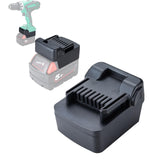 for Milwaukee M18 18V Battery Adapter Convert to for Hitachi 18V Lithium Cordless Tool and Metabo18V (Not 36V) Slide Style Tools Crtbelfy
