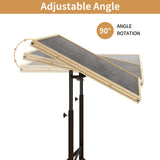 1500 Piece Jigsaw Puzzle Table with 6 Drawers and Legs, Adjustable 34"x 26" Wooden Puzzle Board with 4 Wheels, Height and Angle Adjustable Gifts for Adults and Kids PLYFOU