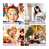 Eiazuiks Paint by Number for Adults. Christmas Paint by Numbers for Adults Beginner Drawing Paintwork with 3 Paintbrushes Paint Canvas Oil Painting Christmas Tree 16” x 20” Eiazuiks