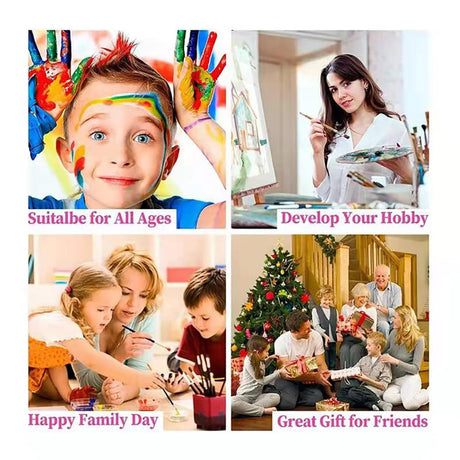 Eiazuiks Paint by Number for Adults. Christmas Paint by Numbers for Adults Beginner Drawing Paintwork with 3 Paintbrushes Paint Canvas Oil Painting Christmas Tree 16” x 20” Eiazuiks