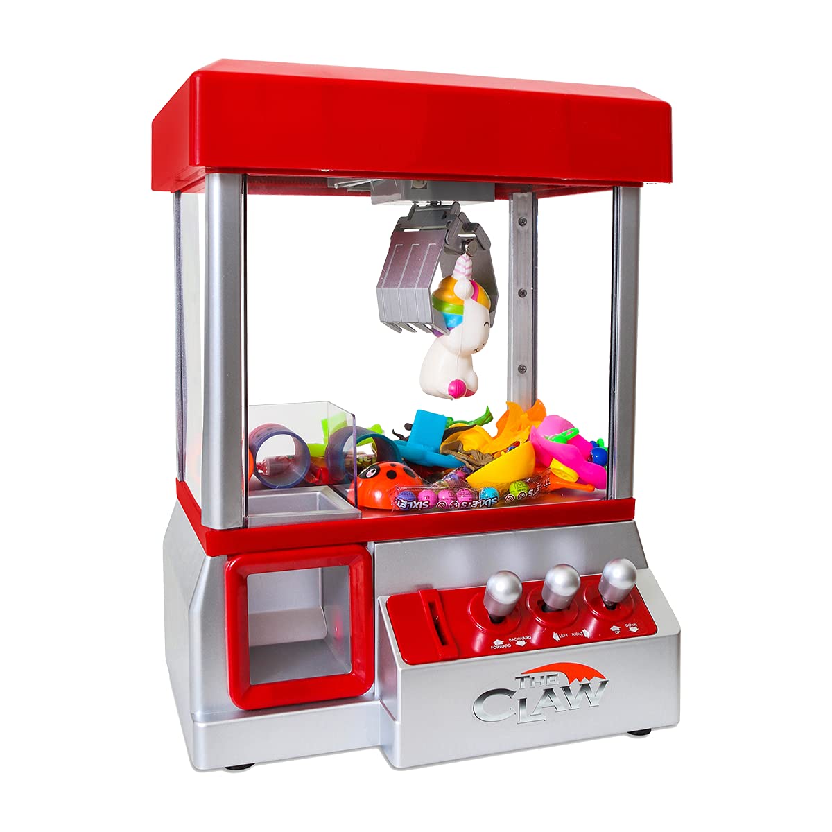 Bundaloo Claw Machine Arcade Game with Sound, Cool Fun Mini Candy Grabber Prize Dispenser Vending Toy for Kids, Boys & Girls Bundaloo