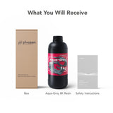 phrozen 3D Printer Rapid Resin [Aqua-Gray 8K], 405nm LCD UV-Curing Standard Photopolymer Resin for Highly Detailed Models, Low Odor Not Smelly Non-Brittle, Works Best with 8K 3D LCD Printer (1KG) phrozen