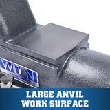 Wilton Tradesman Bench Vise, 8" Jaw Width, 6-3/4" Max Jaw Opening, 4-3/4" Throat (Model 1780A) Wilton