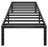 HLIPHA Metal Platform Bed Frame 14 Inch Tall,No Box Spring Needed,Twin Size Bed with Heavy Duty Strong Support Slats,Easy to Assemble,Black HLIPHA