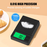 Digital Pocket Scale 1000g x 0.01g, Diyife Portable Precision Gram Scale Jewelry Scale with Protective Cover, Auto-Off, Backlit LCD, 7 Units Tare, for Food, Kitchen, Coffee, Battery Included Diyife
