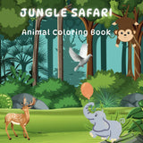 JUNGLE SAFARI: ANIMAL COLORING BOOK WoodArtSupply
