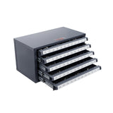 VEVOR Drill Bit Dispenser Cabinet, Five-Drawer Drill Bit Dispenser, 60-Compartment Drill Bit Organizer Cabinet, Drill Dispenser Organizer Cabinet Holder for Jobber Length Wire Gauge Sizes 1 to 60 VEVOR