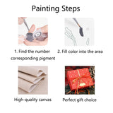 ACIOPPL Sight Paint by Numbers for Adults Beginner National Park DIY Acrylic Painting Kit Landscape Oil Painting by Number Kit Scenery Drawing Canvas Set for Home Wall Decor Joshua Tree National Park Generic