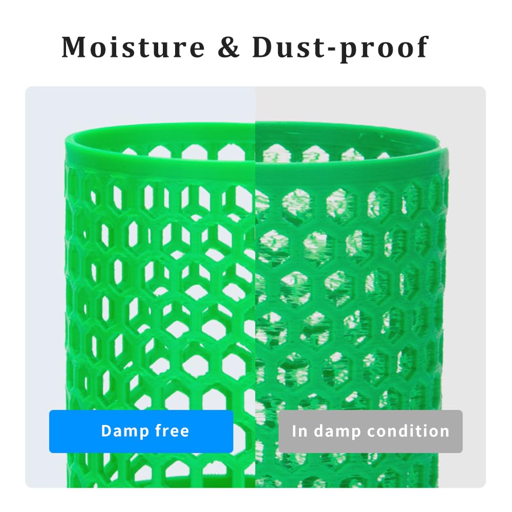 Creality 3D Printer Filament Storage Bags Filament Vacuum Bags, 8 Transparent Sealed Bags with Electric Pump Dust Proof Humidity Resistant Keeping Filament Dry, 40 x 40CM Reusable Vacuum Storage Bags Creality