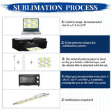 24 Pcs Sublimation Pens Blank Sublimation Coated Pen With Shrink Wrap Heat Transfer Pen Sublimation Ballpoint Pen,Aluminum Customized Clip Pen Personalized Pen For DIY Office School Stationery Supplie ZhouBoat