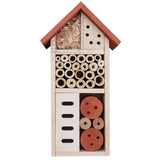 Lulu Home Wooden Insect House, Hanging Insect Hotel for Bee, Butterfly, Ladybirds, Beneficial Insect Habitat, Bug Hotel Garden, 10.4 X 3.4 X 5.4 Inch Lulu Home