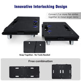 Furniture Dolly, 2 Pack Moving Dolly Connectable, 15.63 x 10.23 inch, 500 Lbs Capacity, Furniture Movers 4 Wheels Heavy Duty, Small Flat Dolly Cart, Portable and Light Dollies Insdawn