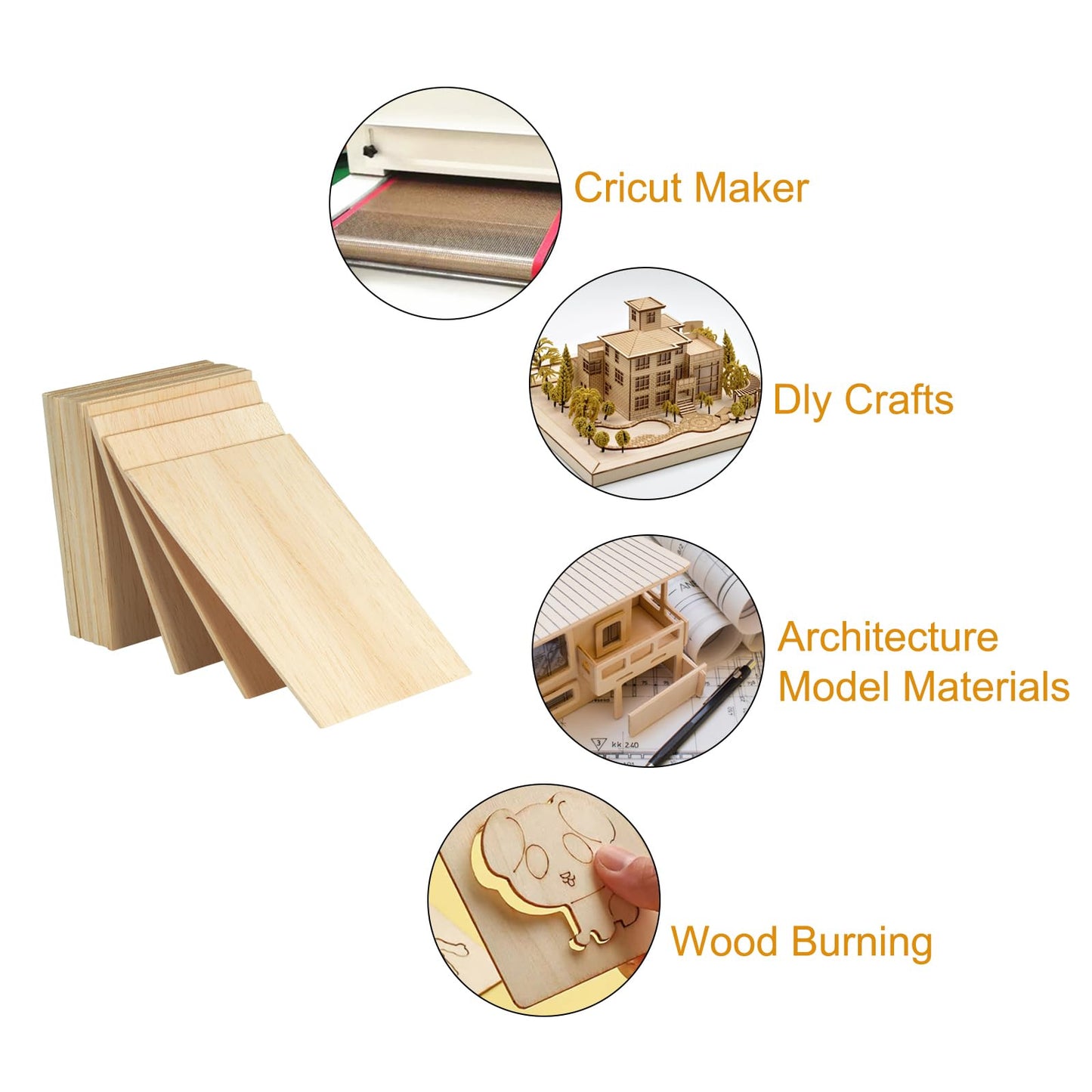 16 Pack Basswood Sheets for Crafts - 12 x 12 x 1/16 Inch - 1.5mm Thick Large Plywood Sheets Unfinished Bass Wood Boards for Laser Cutting, Wood Burning, Architectural Models, Staining - WoodArtSupply