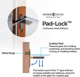 Howard Miller Lynwood Corner Curio Cabinet 680-345 – Windsor Cherry Glass Case with Light Howard Miller