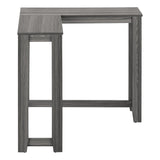 Monarch Specialties 3658 Accent Table, Console, Entryway, Narrow, Corner, Living Room, Bedroom, Laminate, Grey, Contemporary, Modern Table-36, 35.5" L x 35.5" W x 32" H Monarch Specialties