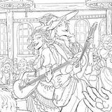 Everyday Magic: A Cozy Fantasy Coloring Book (Dover Adult Coloring Books) WoodArtSupply